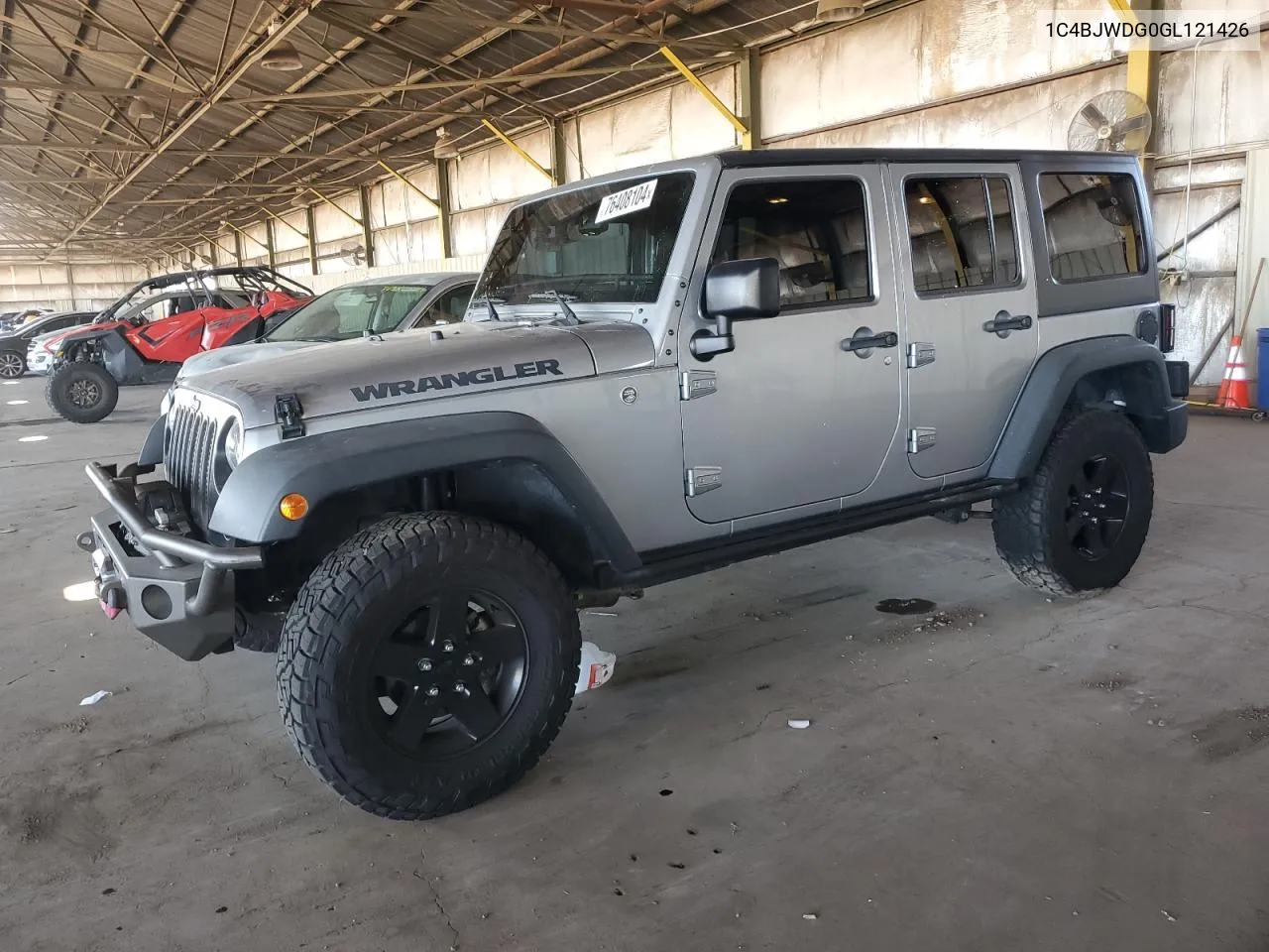 2016 Jeep Wrangler Unlimited Sport VIN: 1C4BJWDG0GL121426 Lot: 76408104