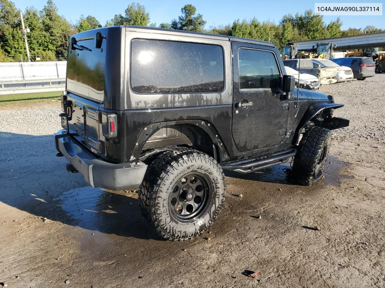 2016 Jeep Wrangler Sport VIN: 1C4AJWAG9GL337114 Lot: 76479514