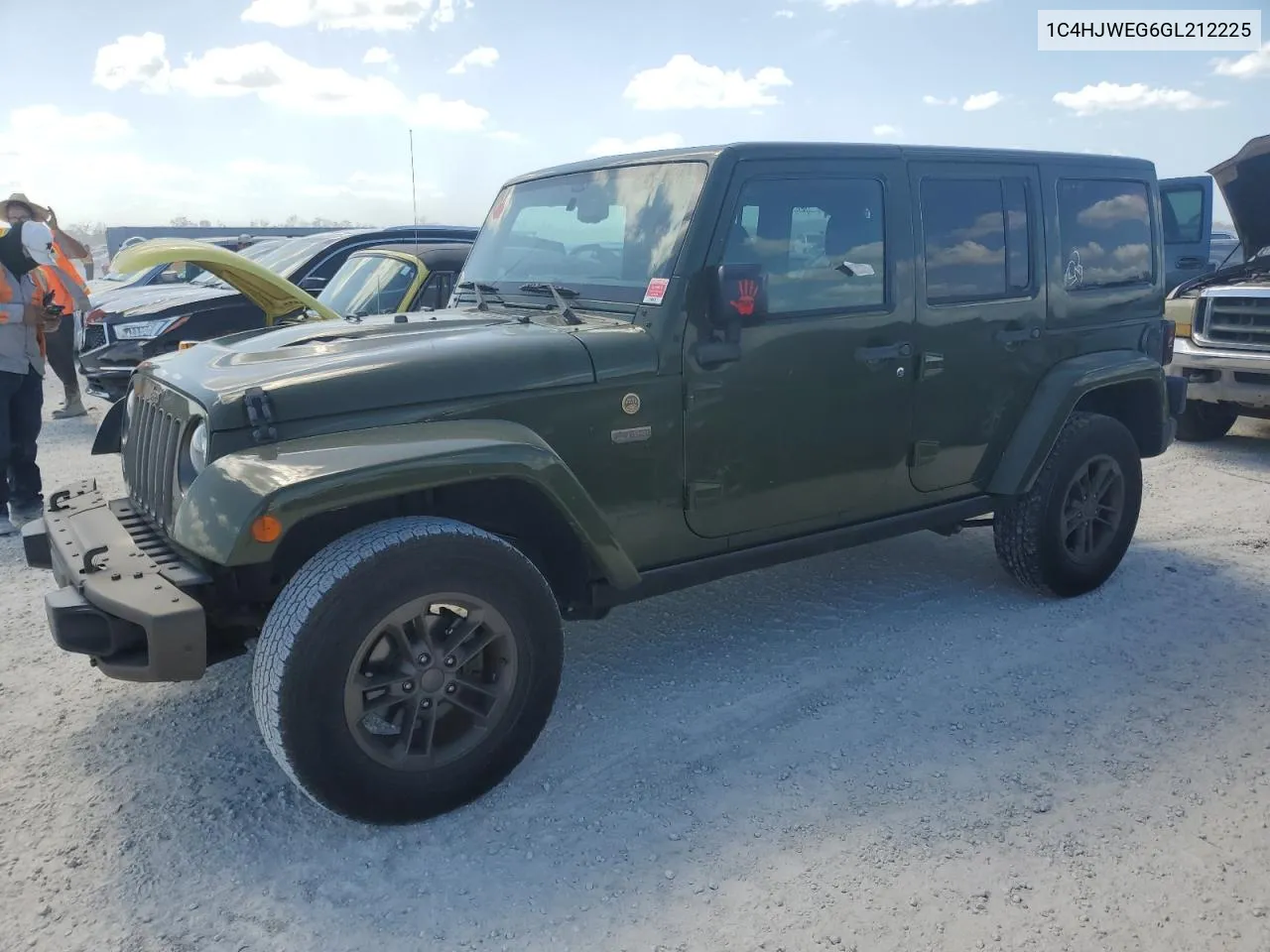 2016 Jeep Wrangler Unlimited Sahara VIN: 1C4HJWEG6GL212225 Lot: 76506824