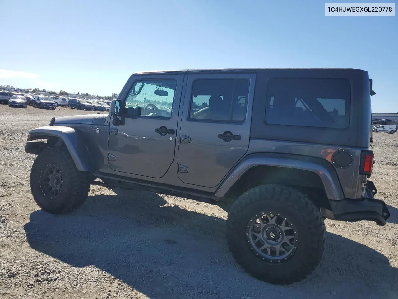 2016 Jeep Wrangler Unlimited Sahara VIN: 1C4HJWEGXGL220778 Lot: 76548154