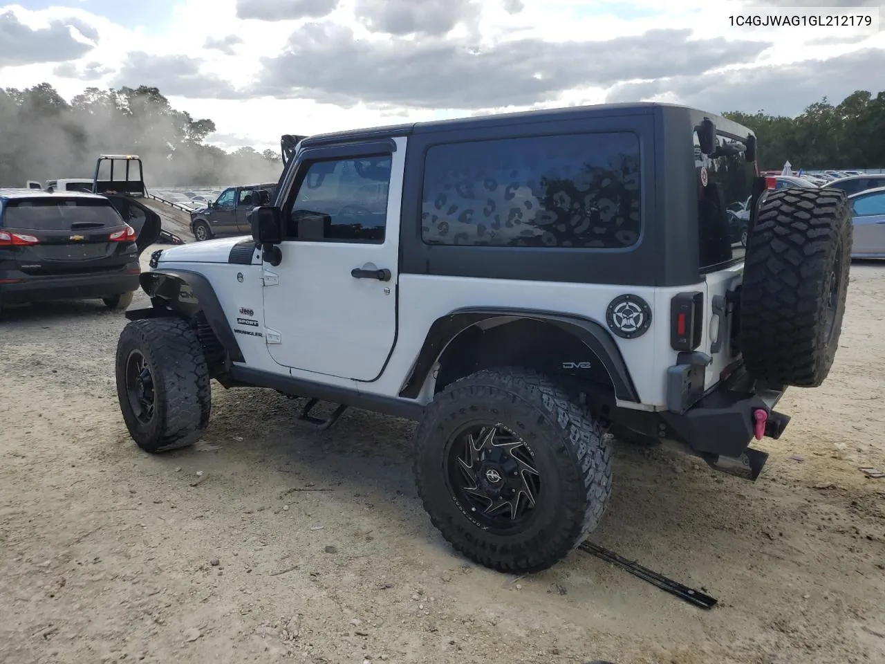 1C4GJWAG1GL212179 2016 Jeep Wrangler Sport