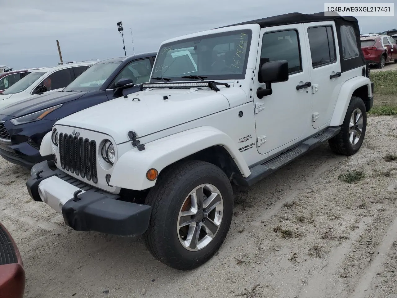 1C4BJWEGXGL217451 2016 Jeep Wrangler Unlimited Sahara