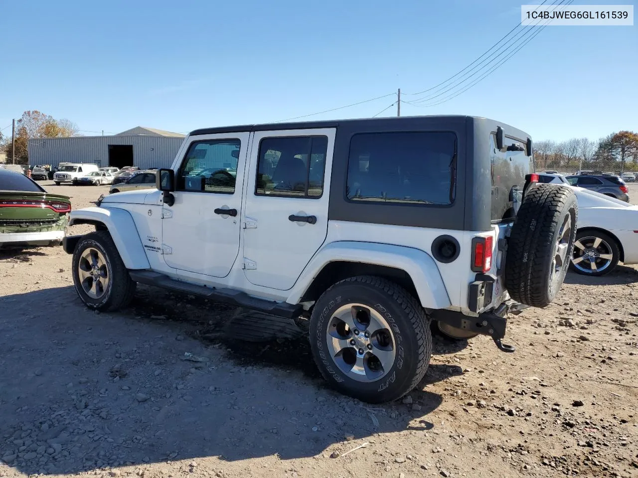 2016 Jeep Wrangler Unlimited Sahara VIN: 1C4BJWEG6GL161539 Lot: 77544954