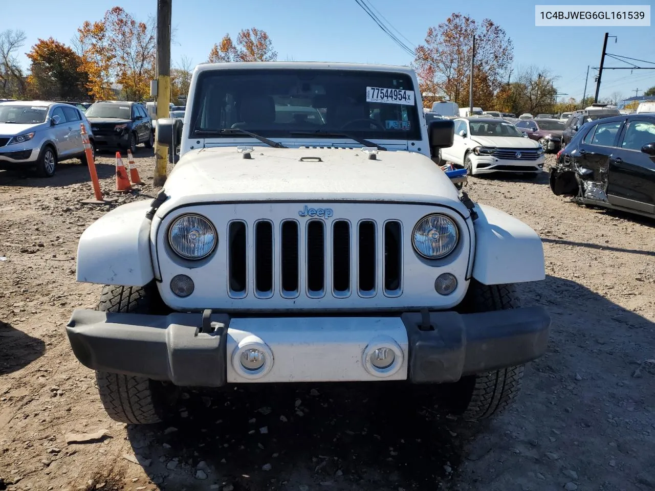 2016 Jeep Wrangler Unlimited Sahara VIN: 1C4BJWEG6GL161539 Lot: 77544954