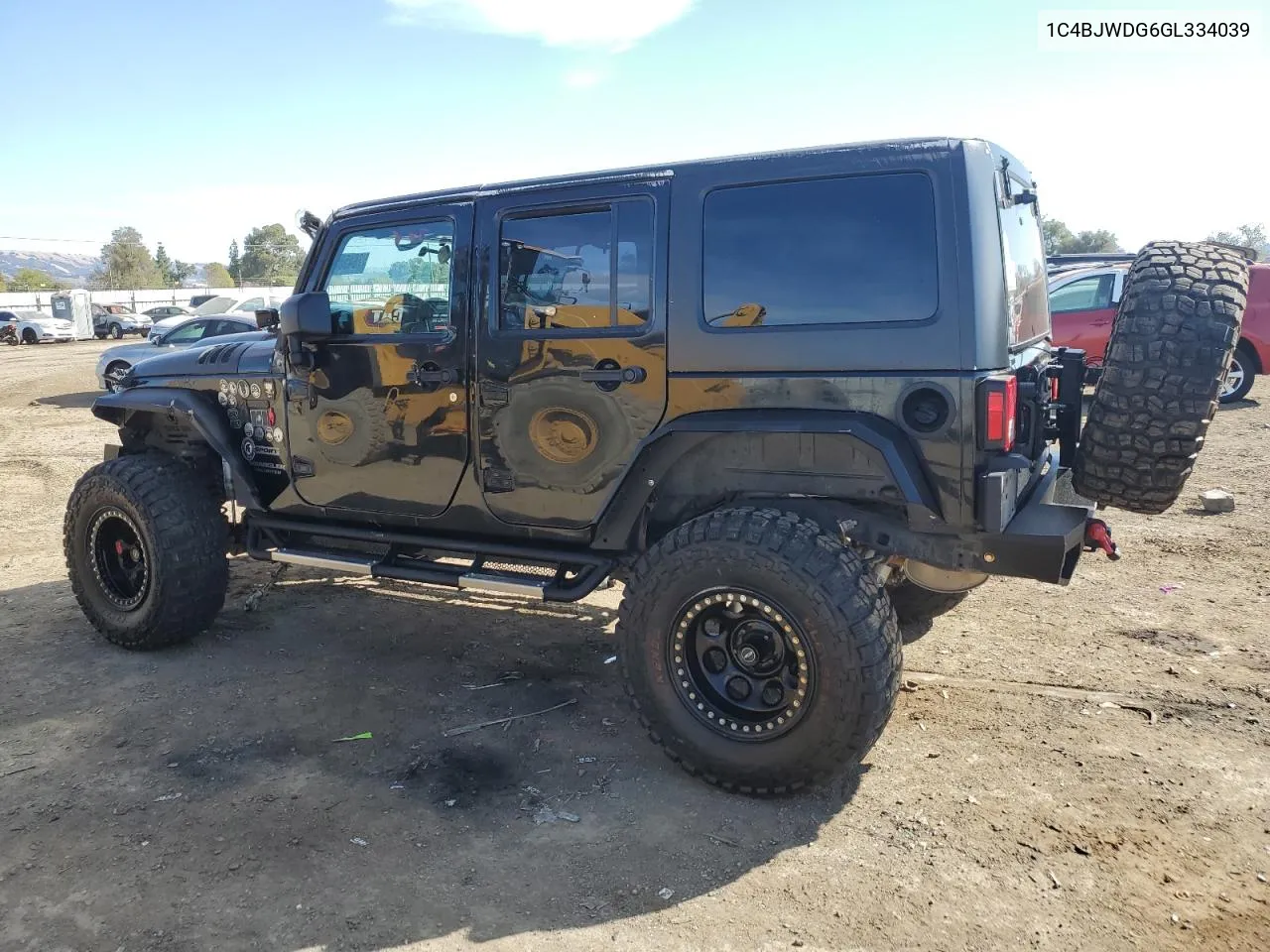 2016 Jeep Wrangler Unlimited Sport VIN: 1C4BJWDG6GL334039 Lot: 78458394