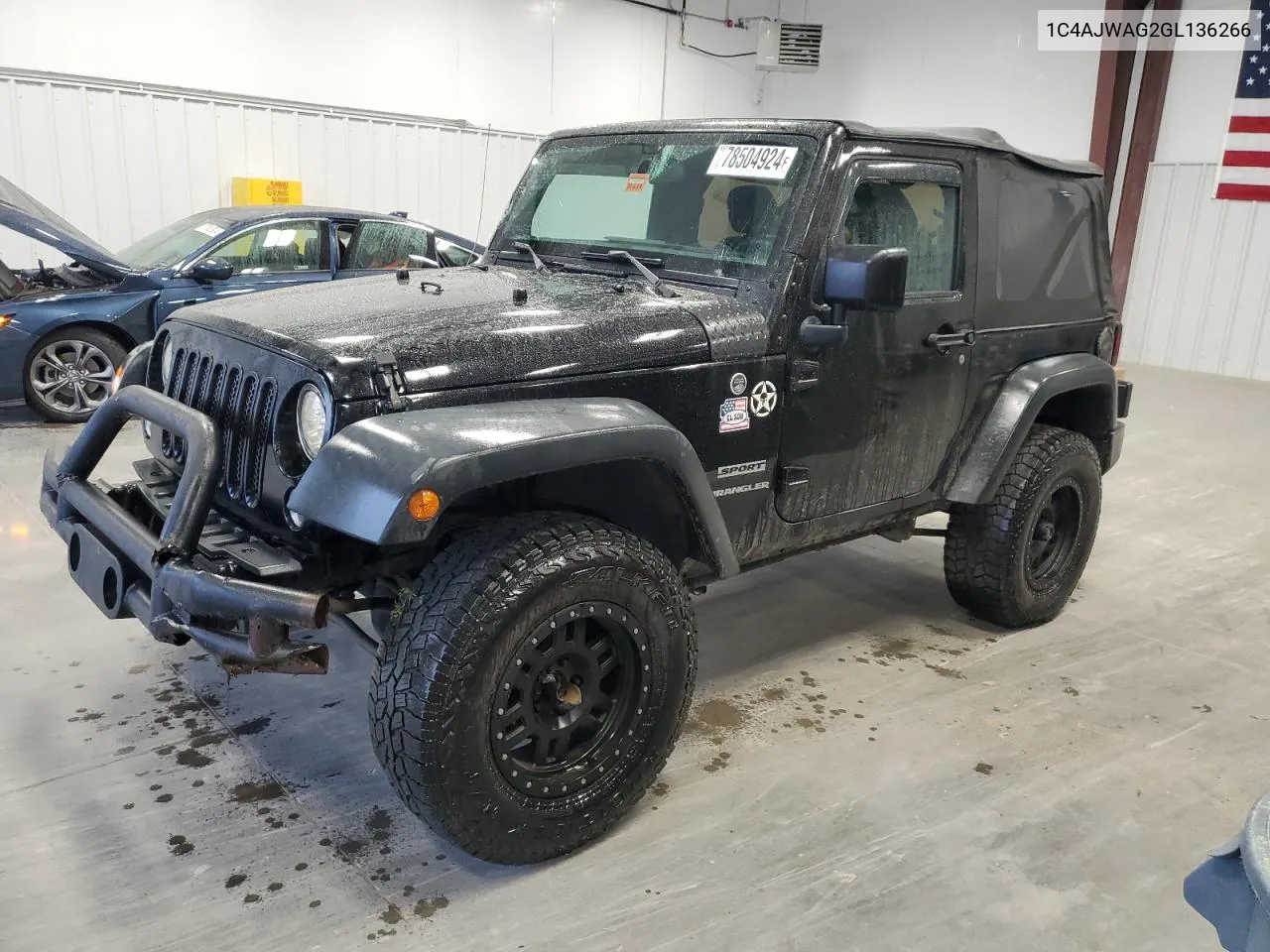 2016 Jeep Wrangler Sport VIN: 1C4AJWAG2GL136266 Lot: 78504924