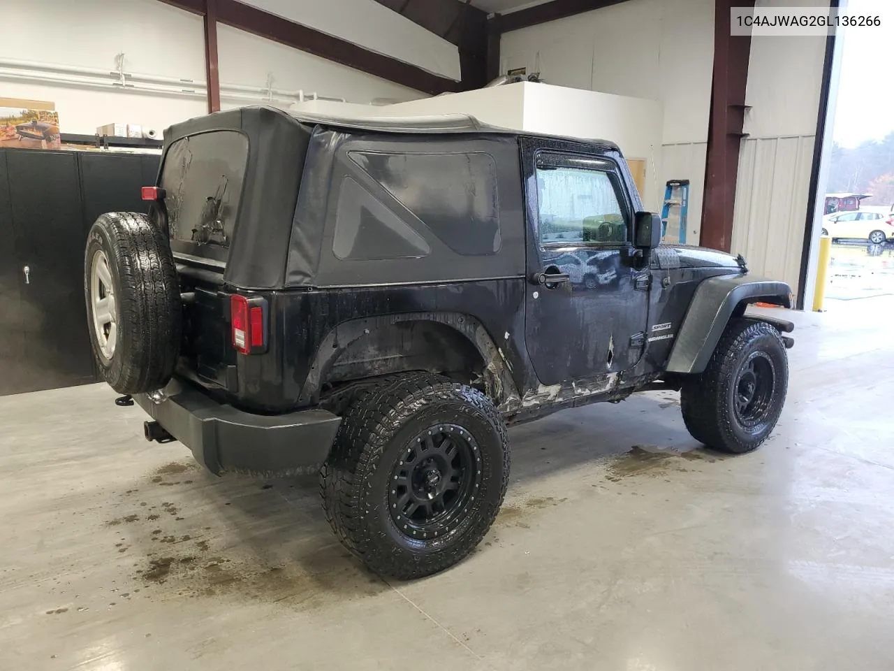 2016 Jeep Wrangler Sport VIN: 1C4AJWAG2GL136266 Lot: 78504924