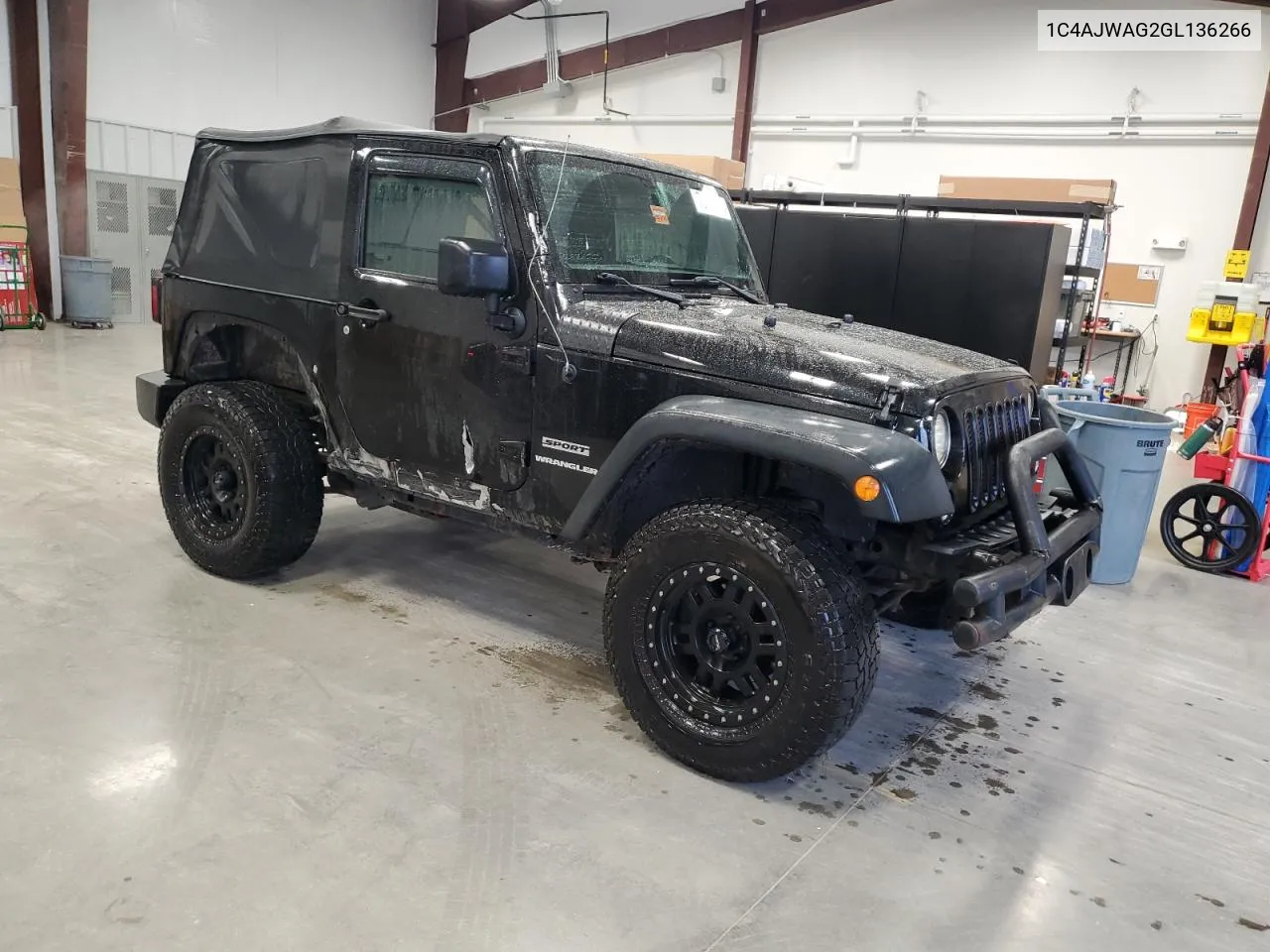 2016 Jeep Wrangler Sport VIN: 1C4AJWAG2GL136266 Lot: 78504924