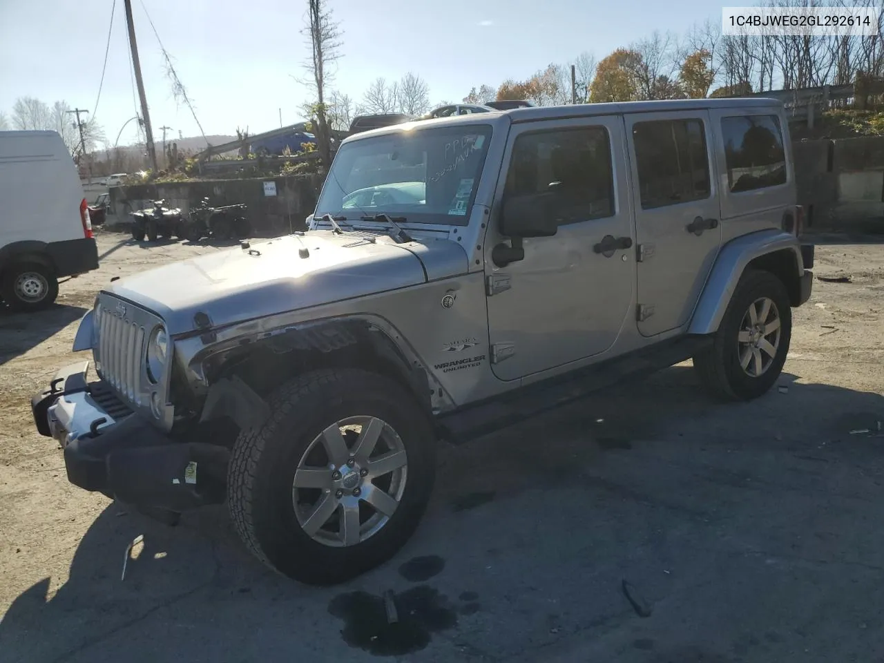 2016 Jeep Wrangler Unlimited Sahara VIN: 1C4BJWEG2GL292614 Lot: 79091824