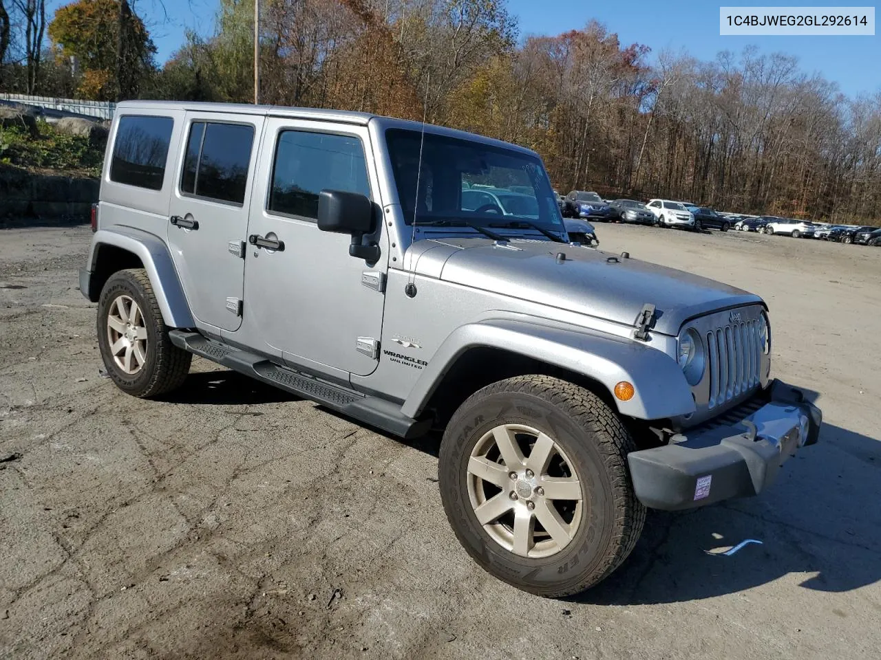 2016 Jeep Wrangler Unlimited Sahara VIN: 1C4BJWEG2GL292614 Lot: 79091824