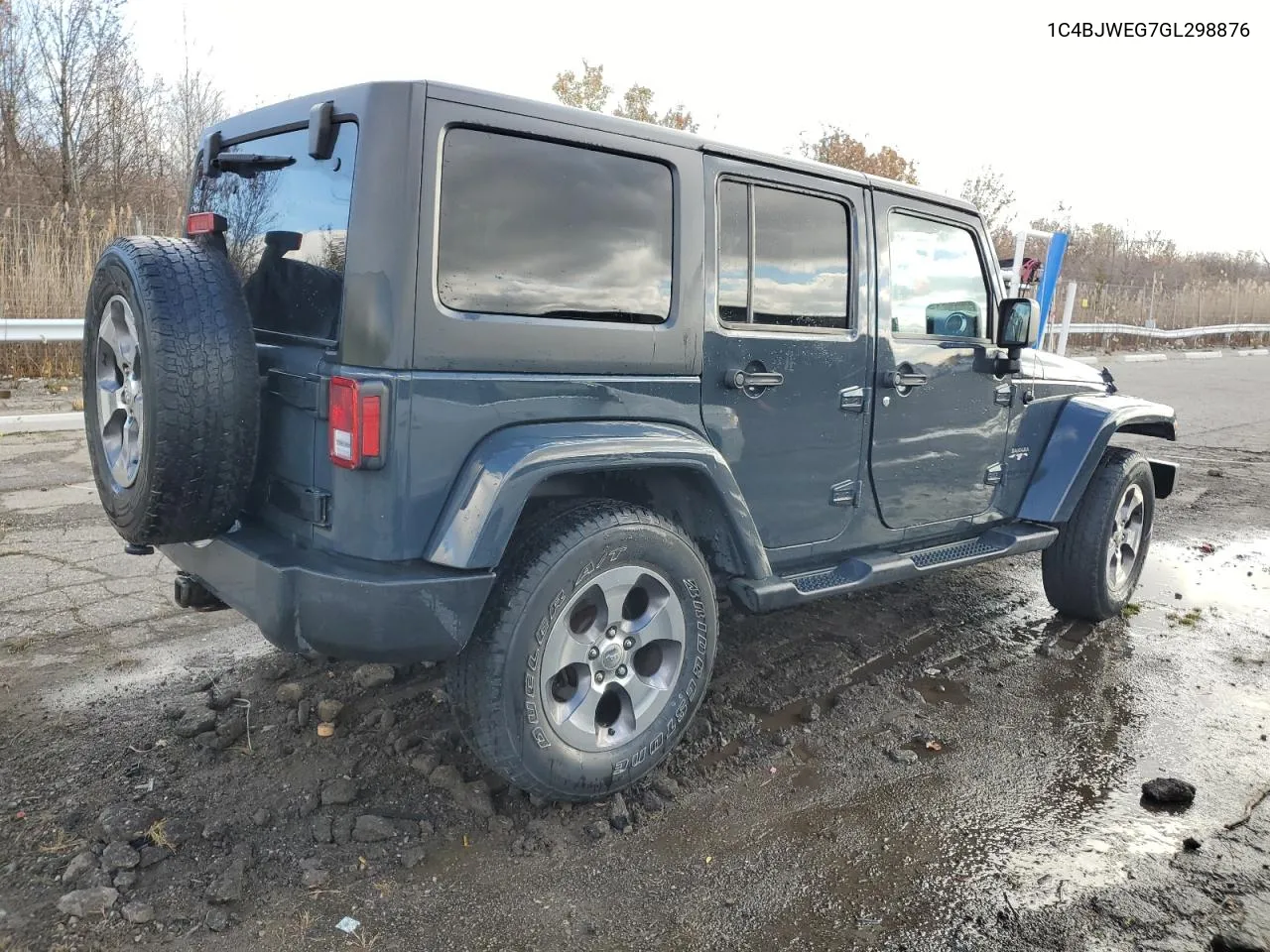 2016 Jeep Wrangler Unlimited Sahara VIN: 1C4BJWEG7GL298876 Lot: 79387884