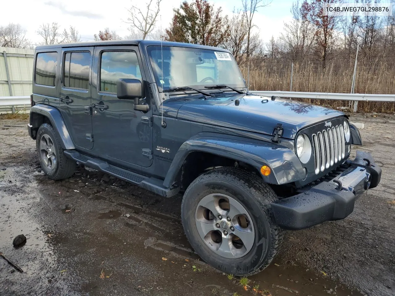 2016 Jeep Wrangler Unlimited Sahara VIN: 1C4BJWEG7GL298876 Lot: 79387884