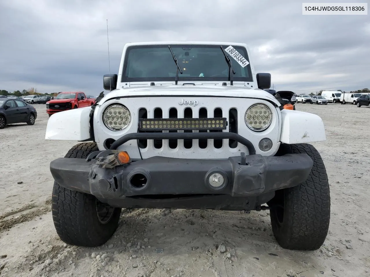 2016 Jeep Wrangler Unlimited Sport VIN: 1C4HJWDG5GL118306 Lot: 80103344