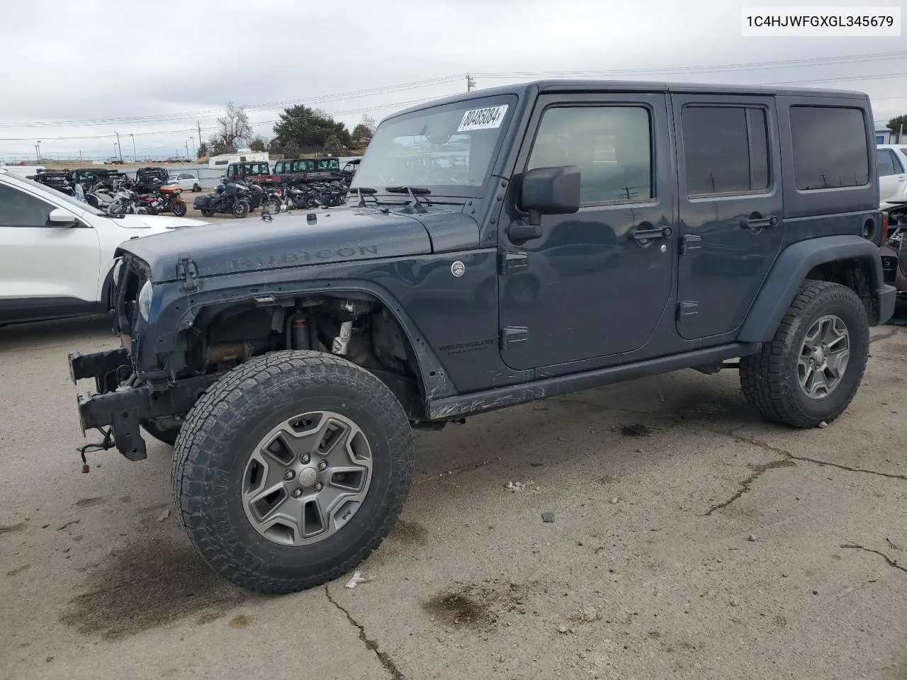 2016 Jeep Wrangler Unlimited Rubicon VIN: 1C4HJWFGXGL345679 Lot: 80485084