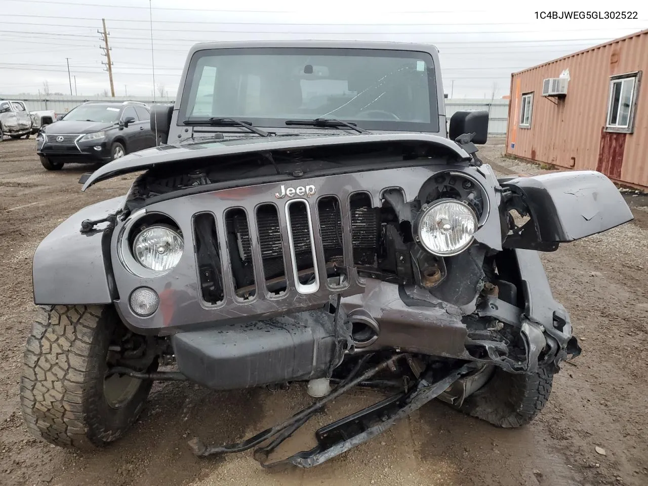 2016 Jeep Wrangler Unlimited Sahara VIN: 1C4BJWEG5GL302522 Lot: 80543144