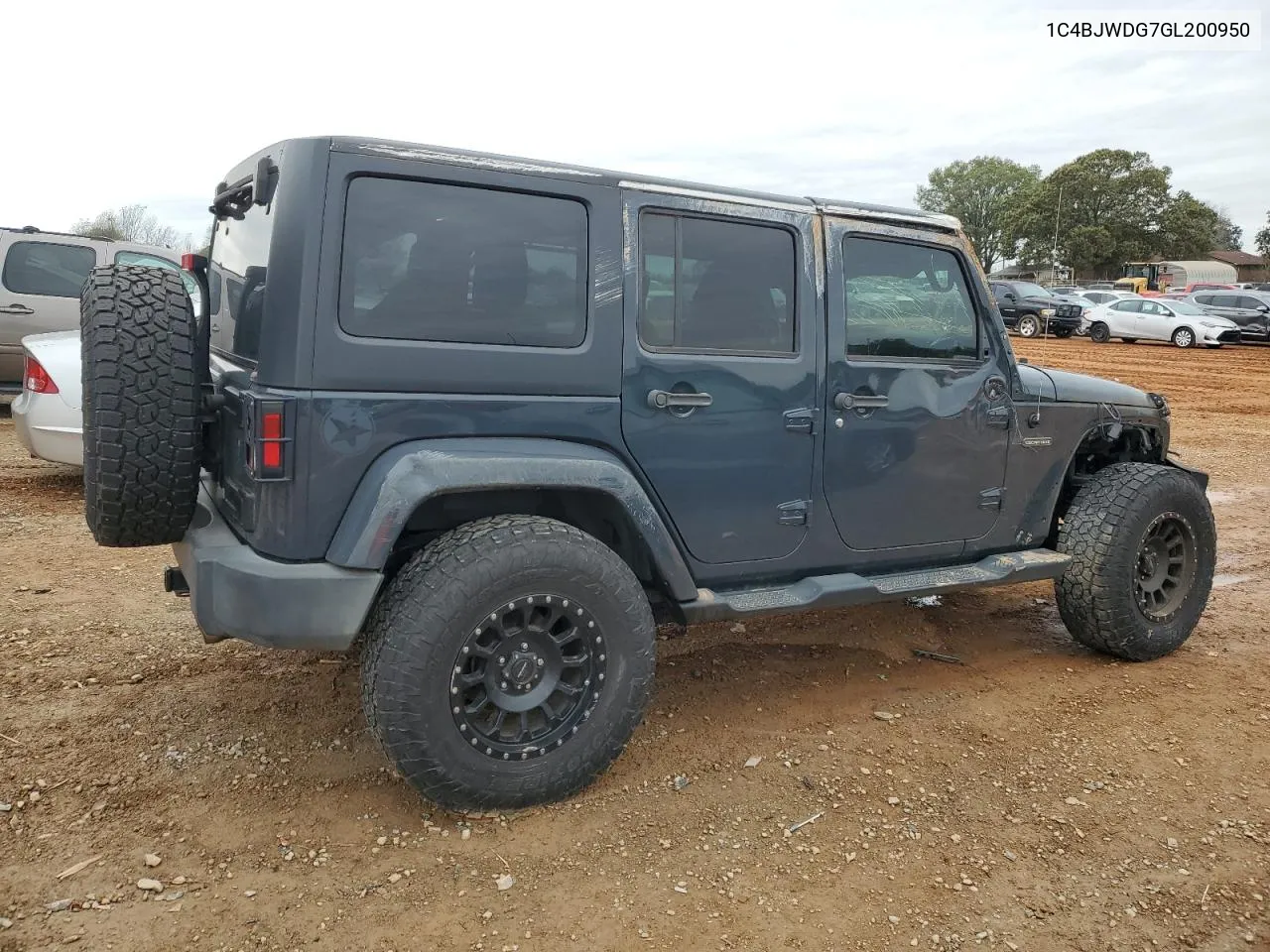 2016 Jeep Wrangler Unlimited Sport VIN: 1C4BJWDG7GL200950 Lot: 80679554