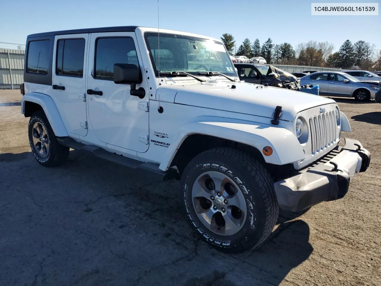 2016 Jeep Wrangler Unlimited Sahara VIN: 1C4BJWEG6GL161539 Lot: 80738954