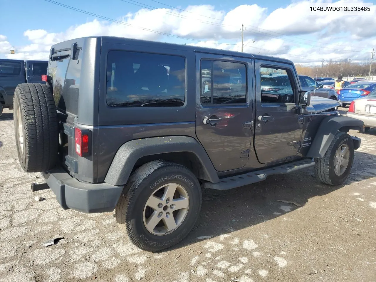 1C4BJWDG1GL335485 2016 Jeep Wrangler Unlimited Sport