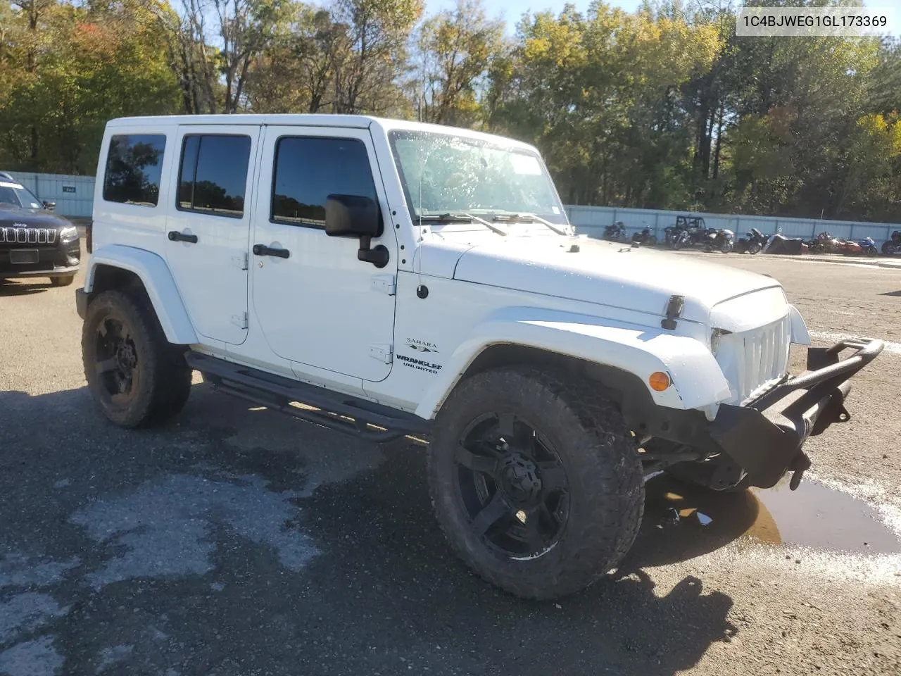 2016 Jeep Wrangler Unlimited Sahara VIN: 1C4BJWEG1GL173369 Lot: 81540494