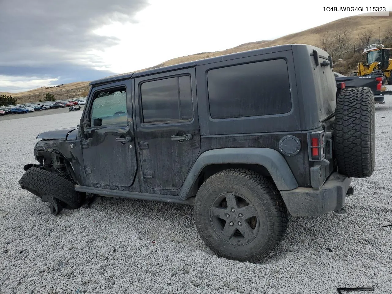 2016 Jeep Wrangler Unlimited Sport VIN: 1C4BJWDG4GL115323 Lot: 81599694