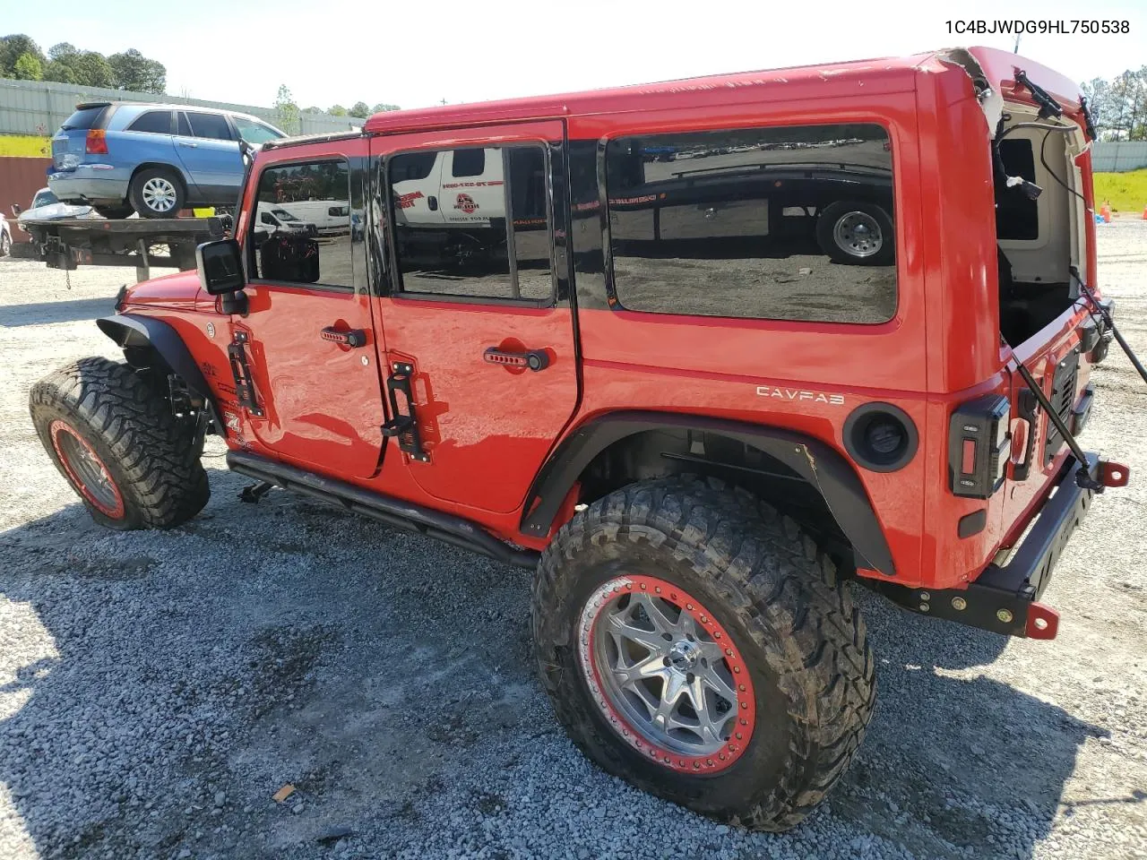 2017 Jeep Wrangler Unlimited Sport VIN: 1C4BJWDG9HL750538 Lot: 40630451