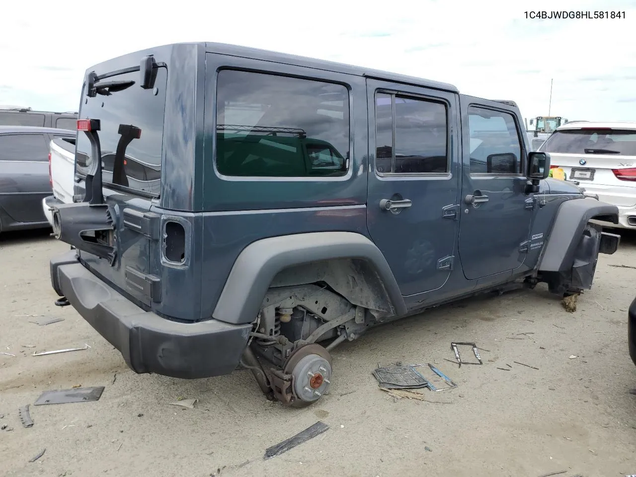 2017 Jeep Wrangler Unlimited Sport VIN: 1C4BJWDG8HL581841 Lot: 52239134