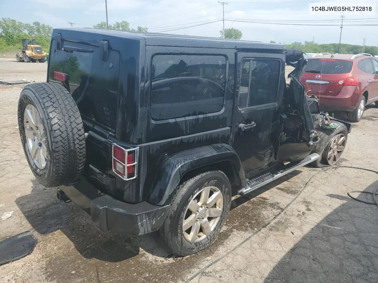 2017 Jeep Wrangler Unlimited Sahara VIN: 1C4BJWEG5HL752818 Lot: 54538044