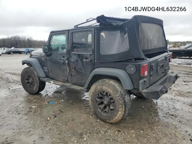 1C4BJWDG4HL632266 2017 Jeep Wrangler Unlimited Sport