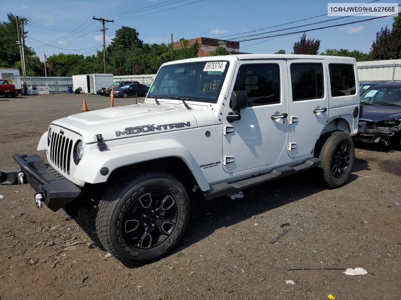 1C4HJWEG9HL627668 2017 Jeep Wrangler Unlimited Sahara