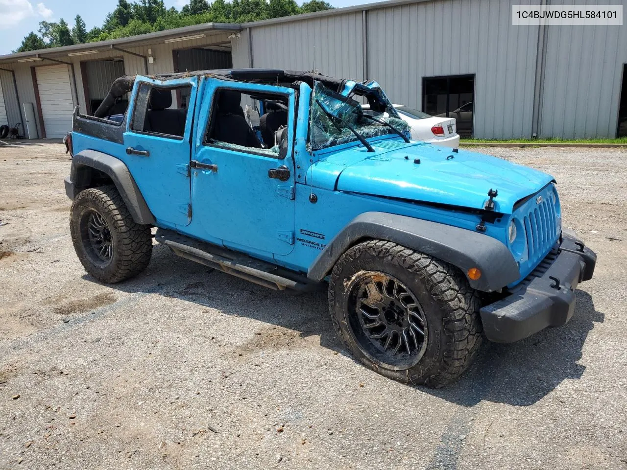 2017 Jeep Wrangler Unlimited Sport VIN: 1C4BJWDG5HL584101 Lot: 61526134