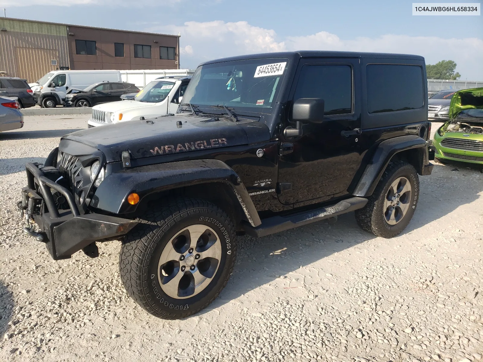 2017 Jeep Wrangler Sahara VIN: 1C4AJWBG6HL658334 Lot: 64453654