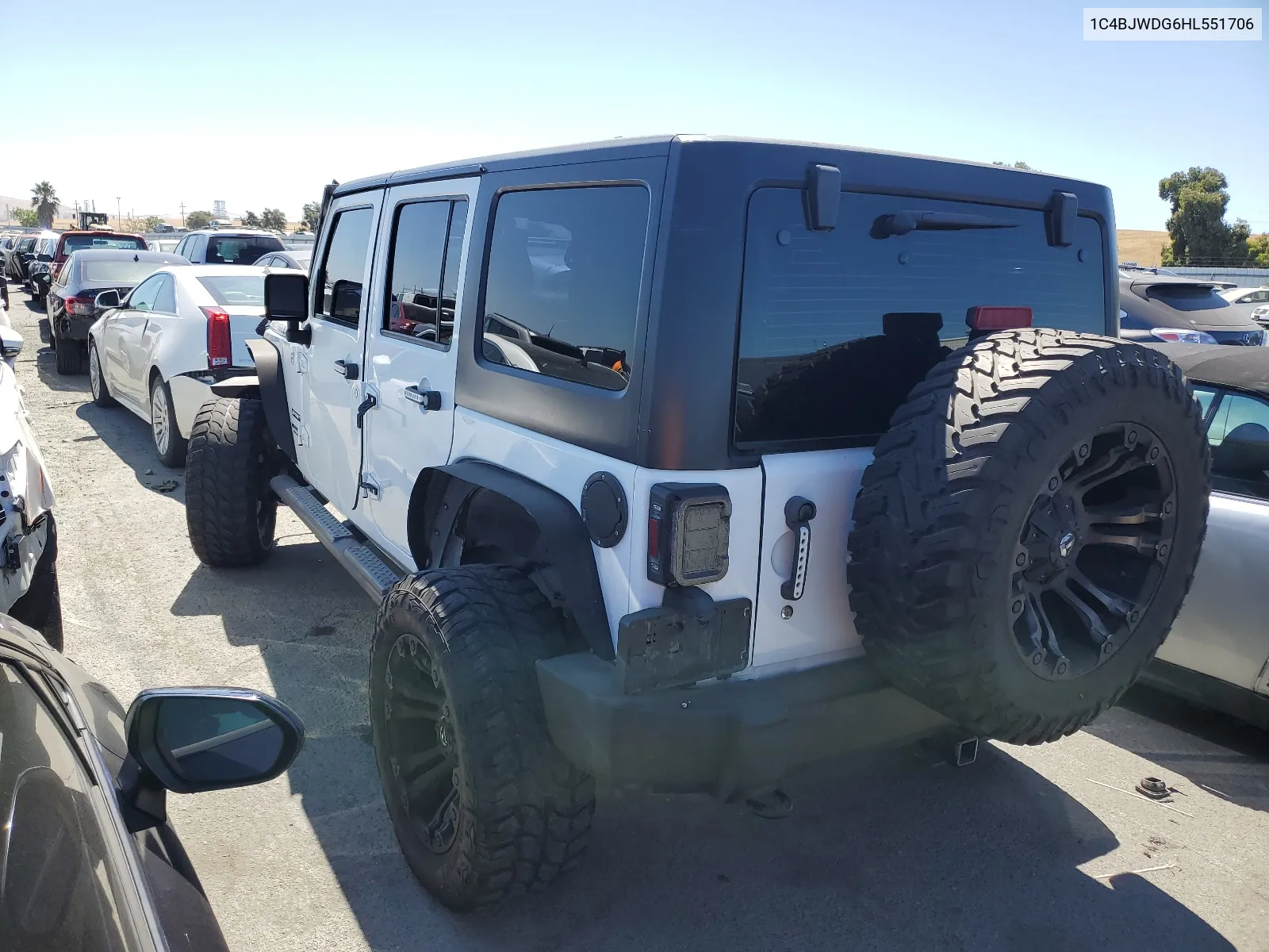 2017 Jeep Wrangler Unlimited Sport VIN: 1C4BJWDG6HL551706 Lot: 64662924