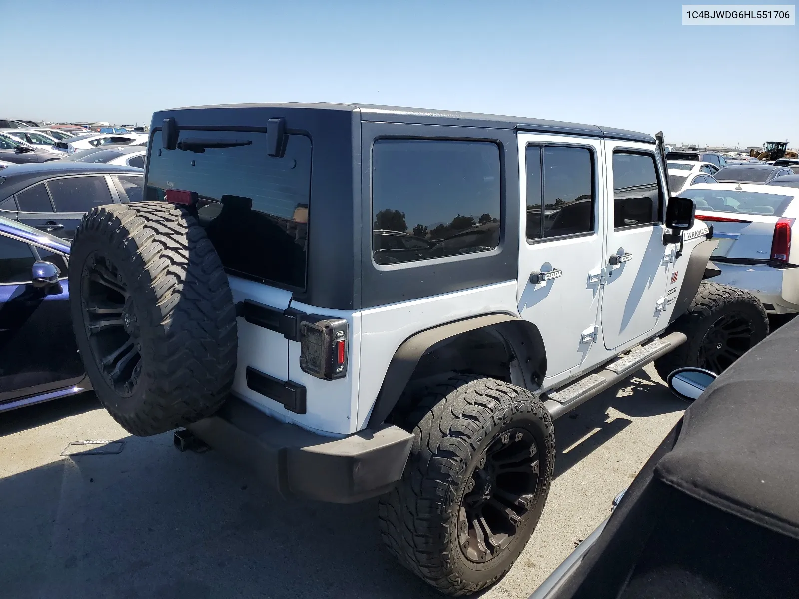 2017 Jeep Wrangler Unlimited Sport VIN: 1C4BJWDG6HL551706 Lot: 64662924