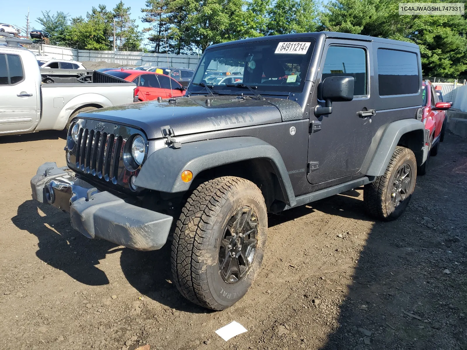 2017 Jeep Wrangler Sport VIN: 1C4AJWAG5HL747331 Lot: 64911214