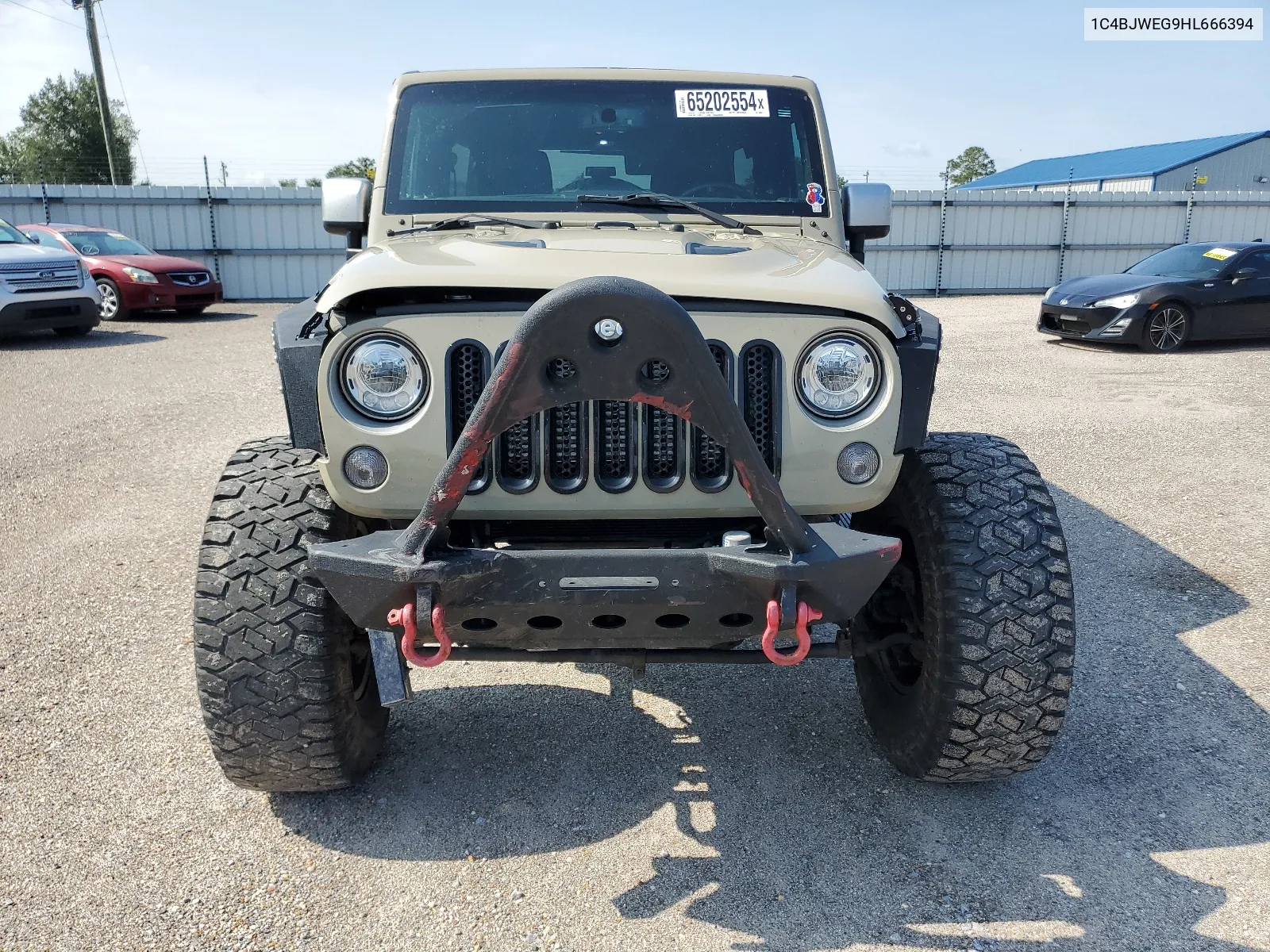 2017 Jeep Wrangler Unlimited Sahara VIN: 1C4BJWEG9HL666394 Lot: 65202554