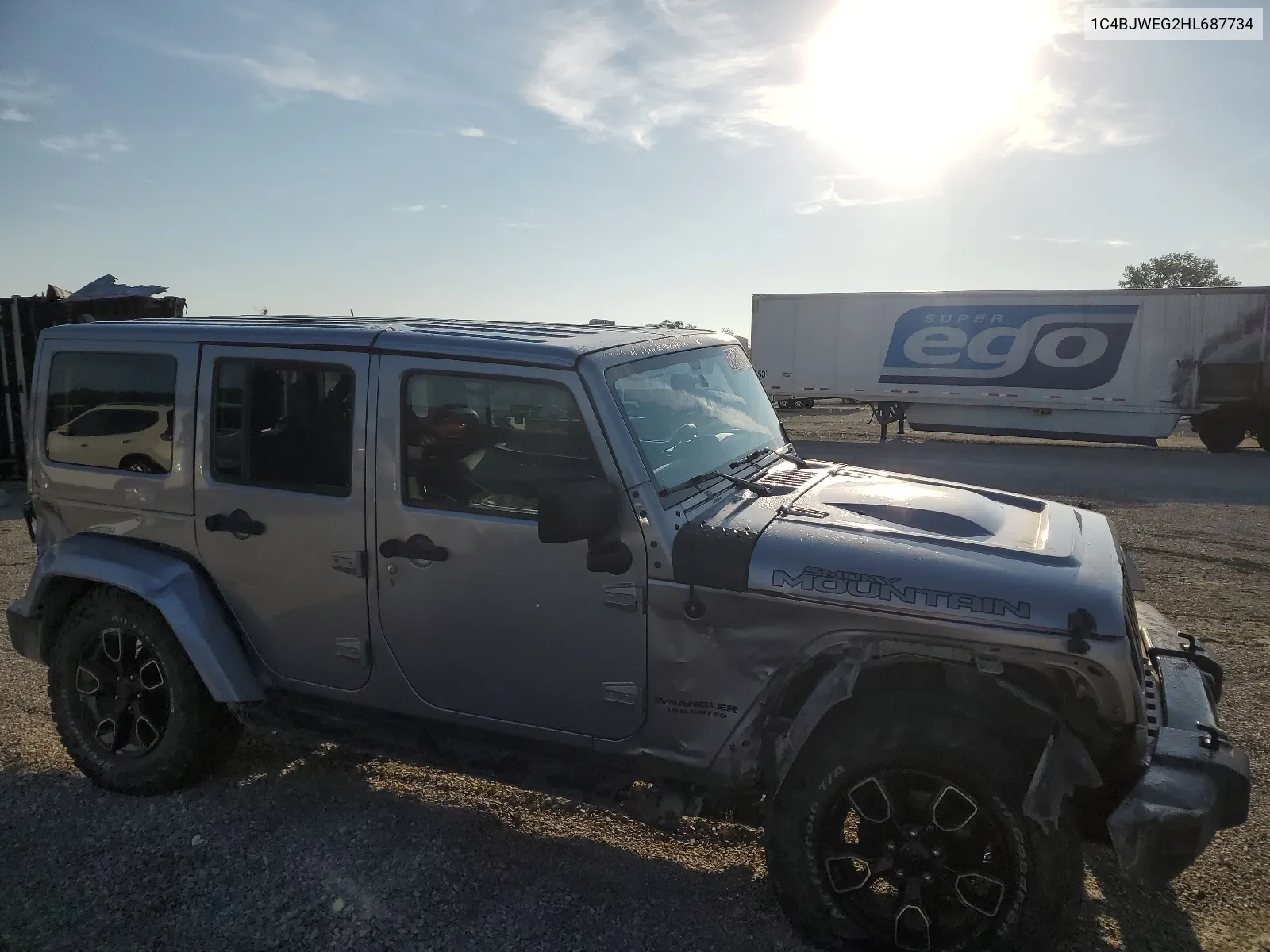 2017 Jeep Wrangler Unlimited Sahara VIN: 1C4BJWEG2HL687734 Lot: 65438464