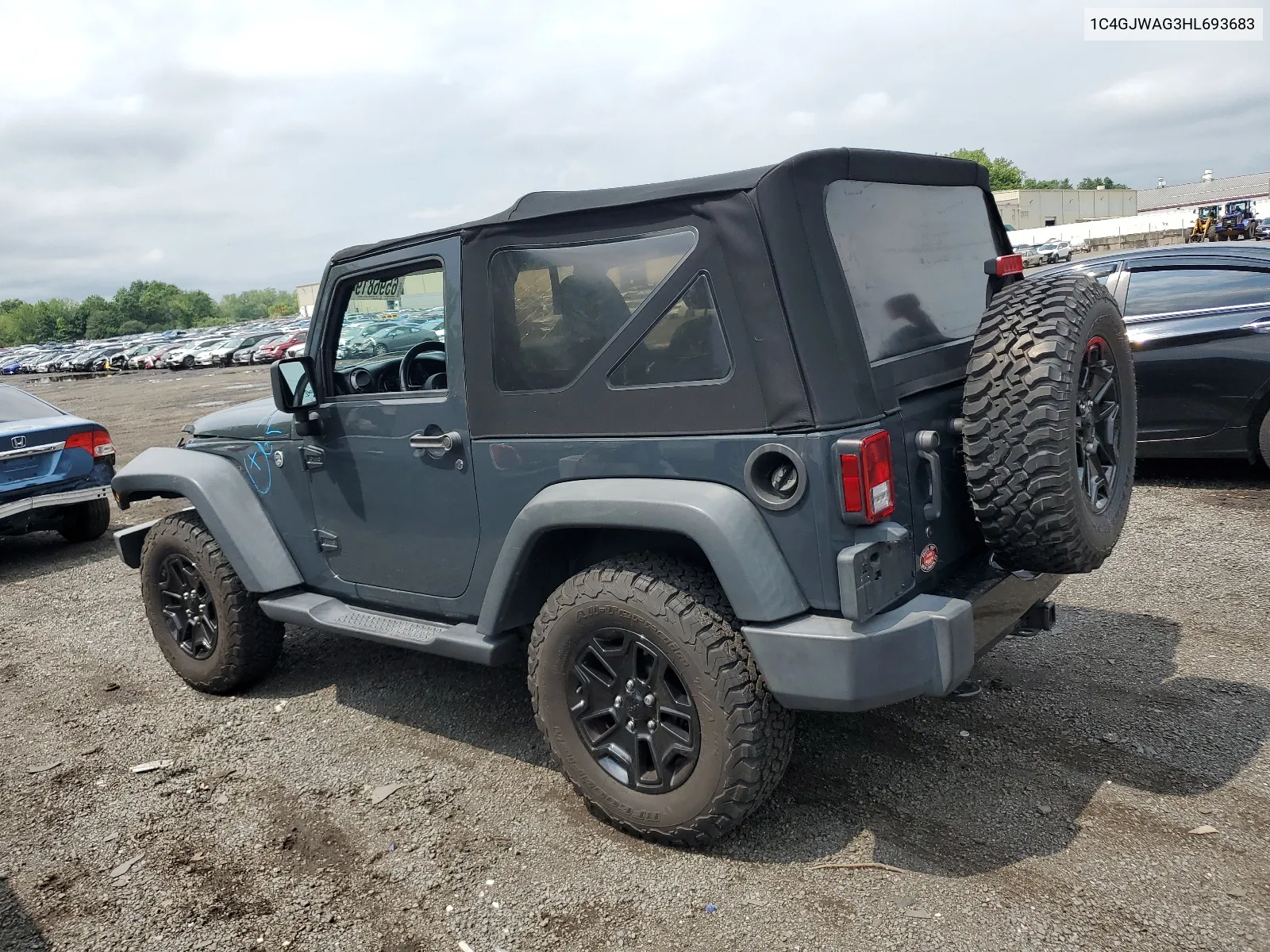 1C4GJWAG3HL693683 2017 Jeep Wrangler Sport