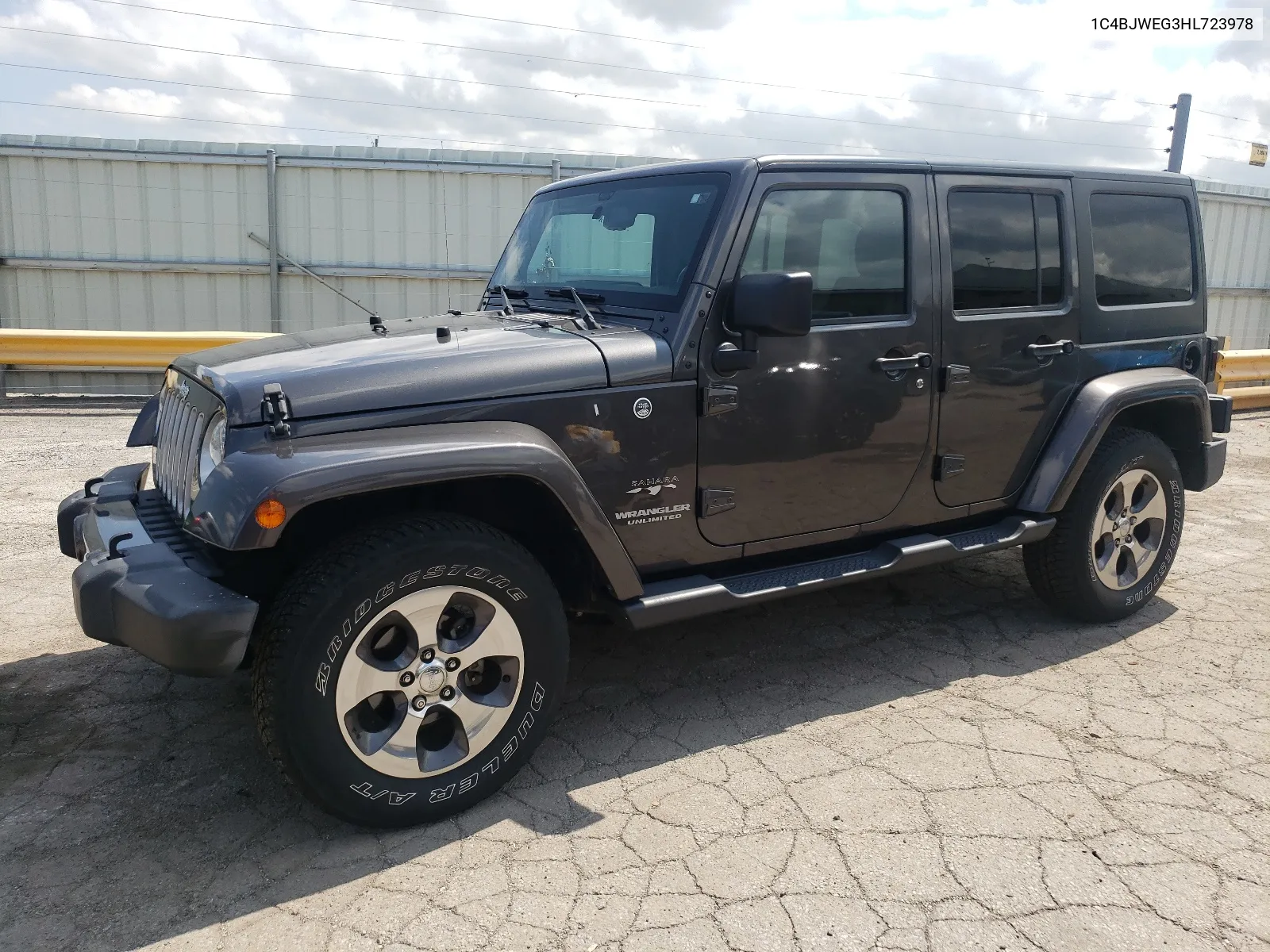 2017 Jeep Wrangler Unlimited Sahara VIN: 1C4BJWEG3HL723978 Lot: 65979604