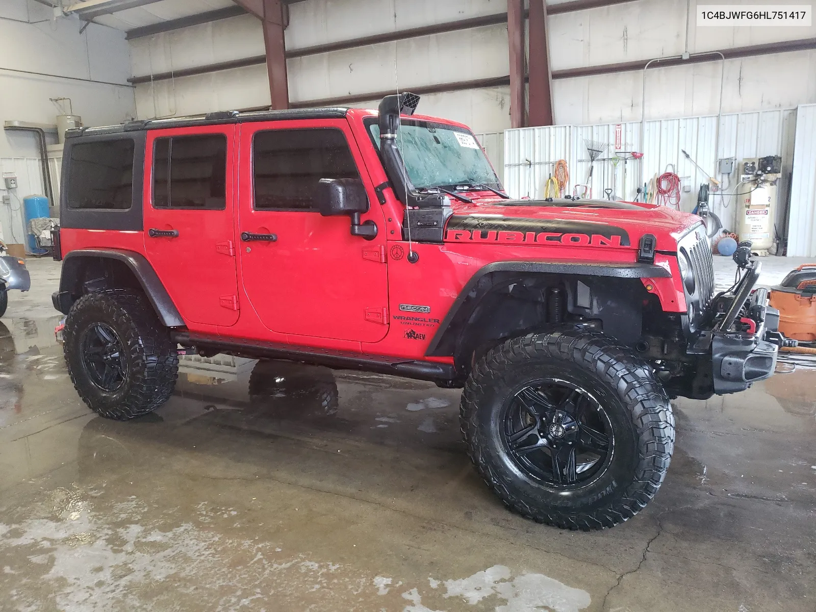 1C4BJWFG6HL751417 2017 Jeep Wrangler Unlimited Rubicon