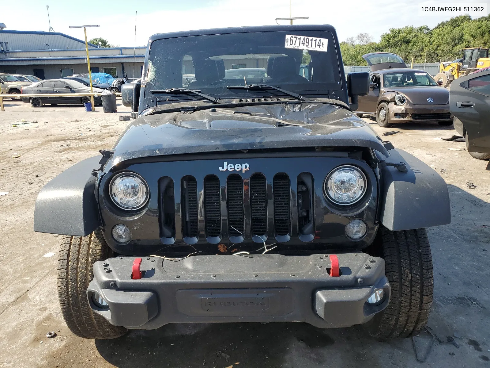 1C4BJWFG2HL511362 2017 Jeep Wrangler Unlimited Rubicon