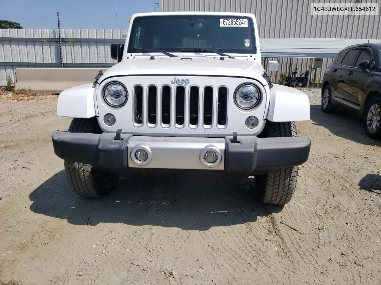 2017 Jeep Wrangler Unlimited Sahara VIN: 1C4BJWEGXHL654612 Lot: 67285524