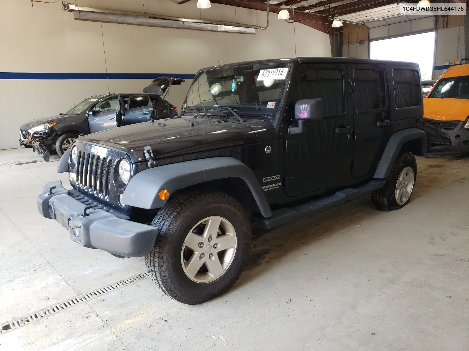 2017 Jeep Wrangler Unlimited Sport VIN: 1C4HJWDG5HL644176 Lot: 67918714