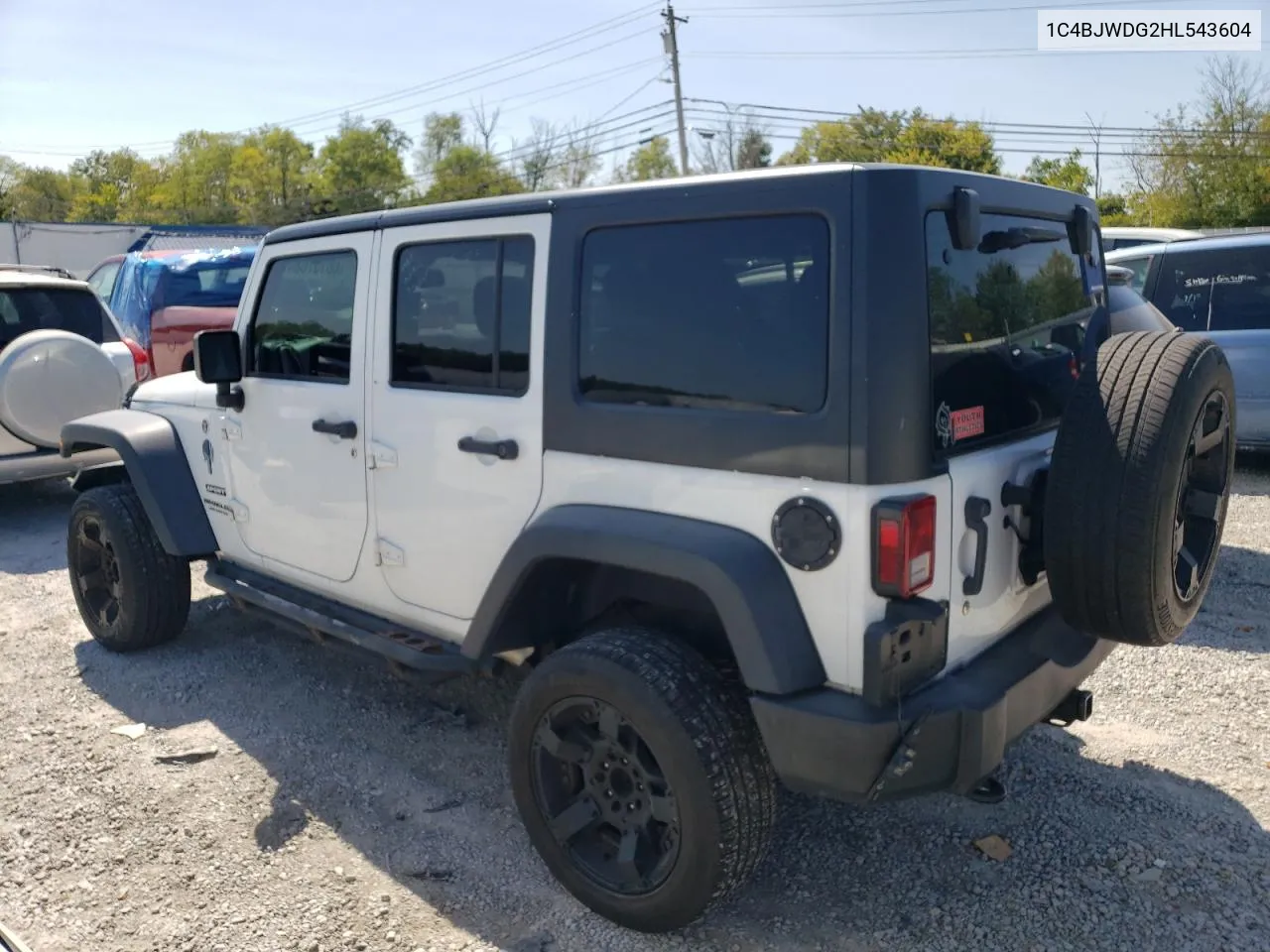 2017 Jeep Wrangler Unlimited Sport VIN: 1C4BJWDG2HL543604 Lot: 68107084