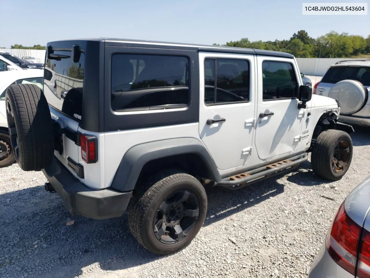 2017 Jeep Wrangler Unlimited Sport VIN: 1C4BJWDG2HL543604 Lot: 68107084