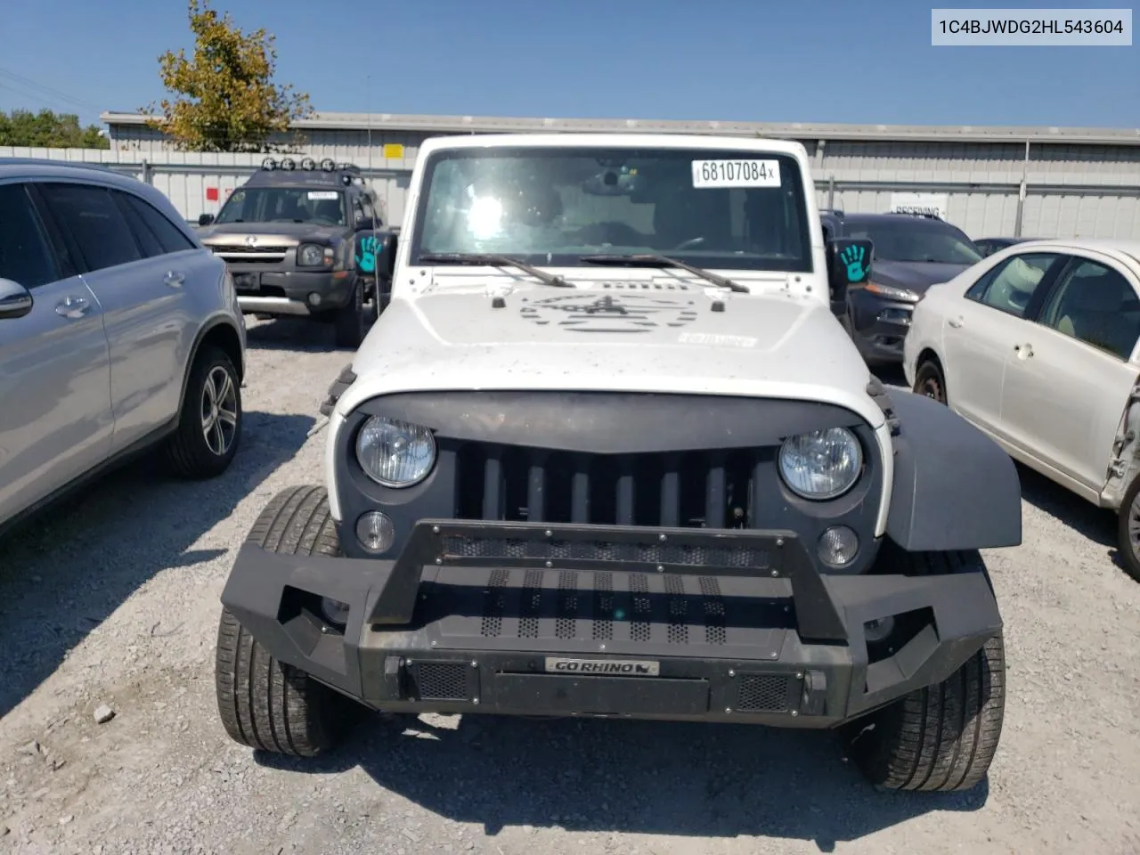 2017 Jeep Wrangler Unlimited Sport VIN: 1C4BJWDG2HL543604 Lot: 68107084