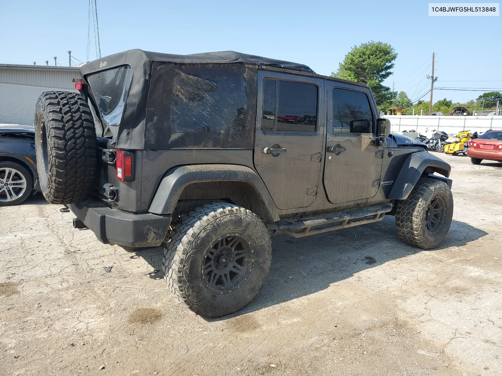 1C4BJWFG5HL513848 2017 Jeep Wrangler Unlimited Rubicon