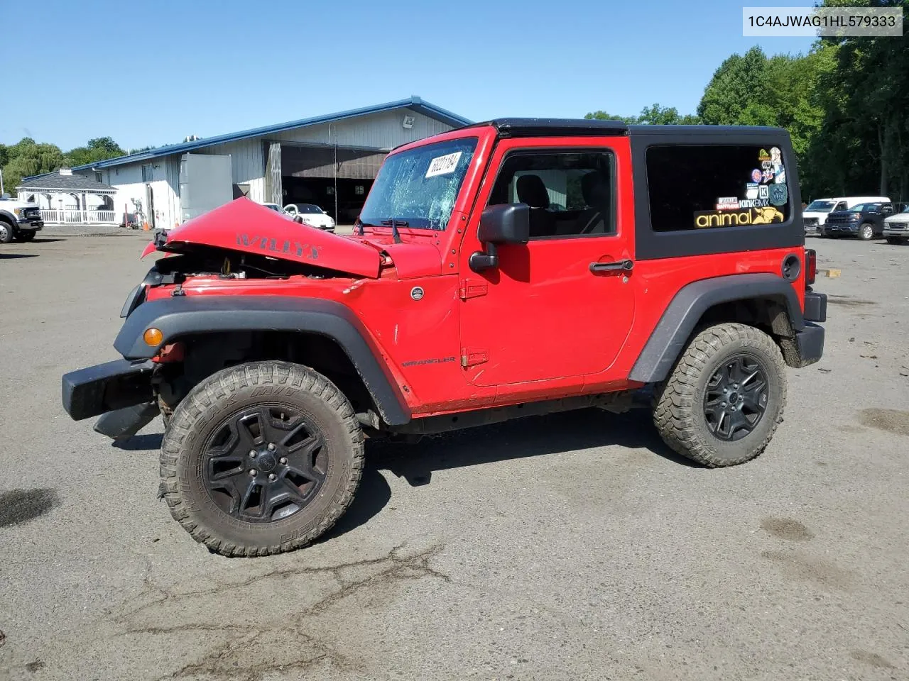 2017 Jeep Wrangler Sport VIN: 1C4AJWAG1HL579333 Lot: 68221184