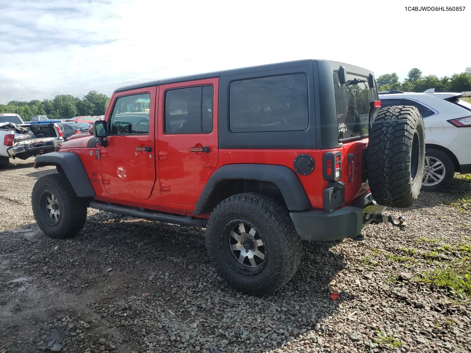 2017 Jeep Wrangler Unlimited Sport VIN: 1C4BJWDG6HL560857 Lot: 68476404