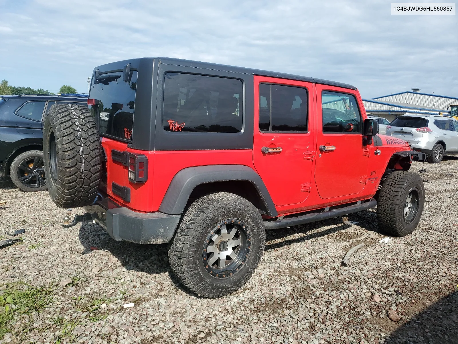 1C4BJWDG6HL560857 2017 Jeep Wrangler Unlimited Sport