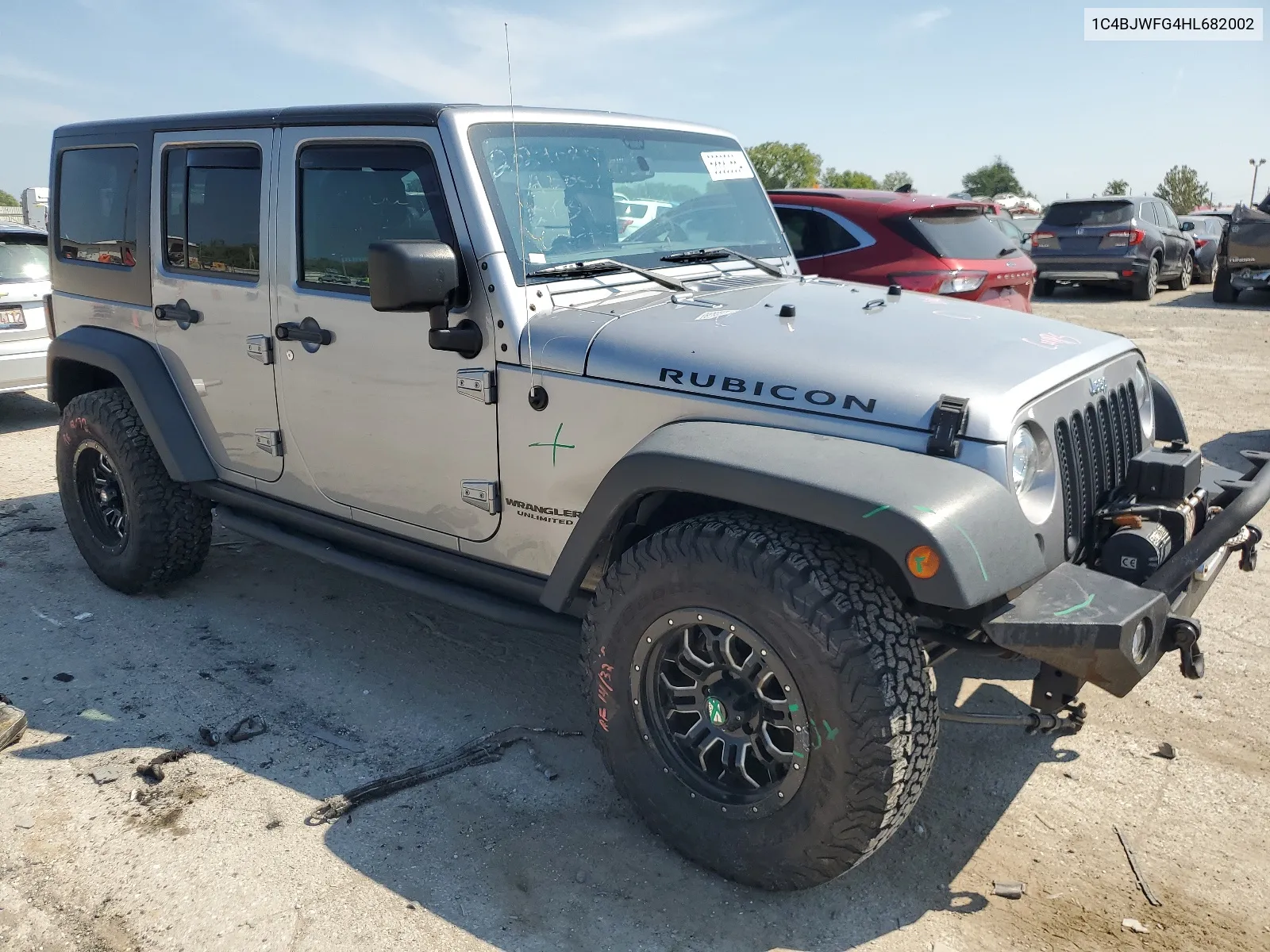 2017 Jeep Wrangler Unlimited Rubicon VIN: 1C4BJWFG4HL682002 Lot: 68680664